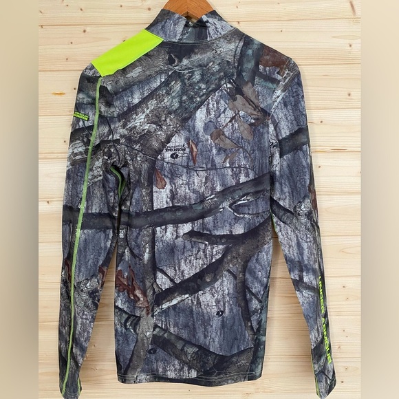 UNDER ARMOUR Compression Men’s Small Mossy Oak Treestand ColdGear Hunting Shirt - Picture 5 of 16